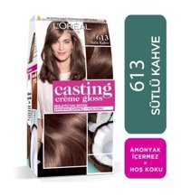 L'Oréal Paris 613 Sütlü Kahve Amonyaksız Krem Saç Boyası 48 ml