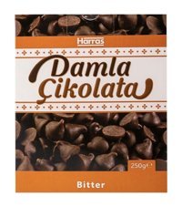 Harras Bitter Damla Çikolata 250 gr