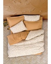 Cotton Box Posy Pamuk Dört Mevsim 200 x 220 cm Pigment Baskılı Çift Kişilik Nevresim Takımı Bej