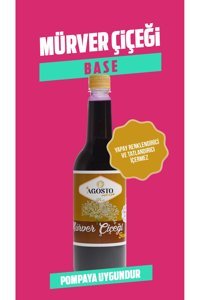 Agosto Mürver Çiçeği Aromalı Kahve Şurubu 6x750 ml