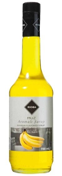 Rioba Muz Aromalı Kahve Şurubu 700 ml