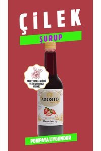 Agosto Çilek Aromalı Kahve Şurubu 750 ml