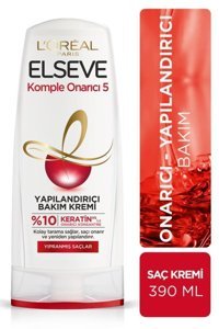L'oréal Paris Elseve Komple Onarıcı 5 Onarıcı Yıpranmış Saçlar İçin Kadın Saç Kremi 390 ml