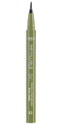 L'Oréal Paris Infaillible 36H Grip Micro Fine Suya Dayanıklı Parlak 05 Yeşil Kalıcı Kalem Eyeliner