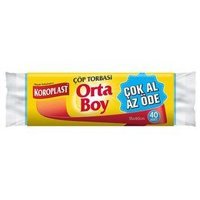 Koroplast Orta Boy 55x60 cm 40 Adet Çöp Poşeti