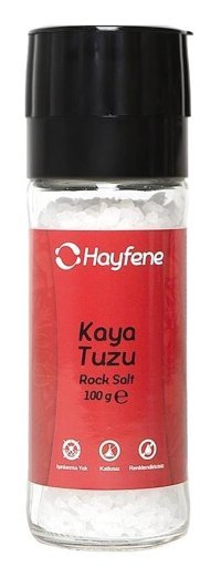 Hayfene İyotlu Kristal Kaya Tuzu Değirmen 100 gr