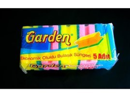 Garden Oluklu 5'li Bulaşık Süngeri