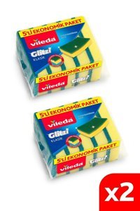 Vileda Oluklu 10'lu Bulaşık Süngeri