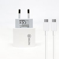 Factor M PD20W Universal Type-C Kablolu 20 W Hızlı Şarj Aleti Beyaz