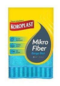 Koroplast 2'li Mikrofiber Temizlik Bezi Mavi