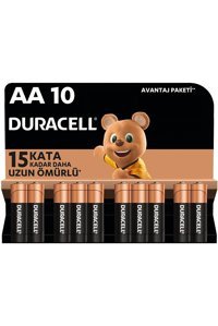 Duracell Basic LR06 1.5 V Alkalin AA / Kalem Pil 10'lu