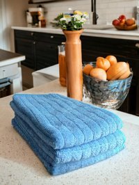 Technow 3'lü Mikrofiber Temizlik Bezi Mavi