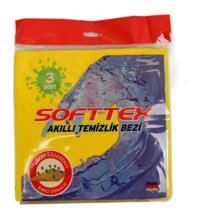 Softtex Akıllı Mikro Gözenekli 3'lü Temizlik Bezi
