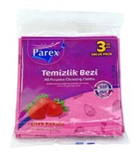 Parex Çilek Kokulu 3'lü Temizlik Bezi