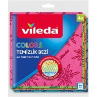 Vileda Colors 4'lü Temizlik Bezi