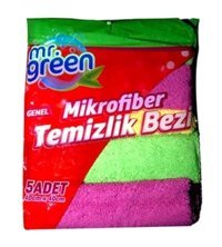 Mr Green 5'li Mikrofiber Temizlik Bezi