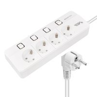 Vea VE-XMAN104 A Class 4'lü 1.5 metre USB Kablolu Tekli Akım Korumalı Priz