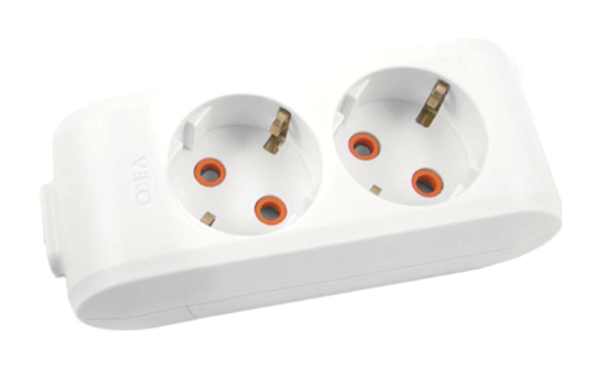 Viko Multi-Let 2'li USB Tekli Akım Korumalı Priz