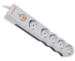 Tunçmatik TSK6134 5'li 1.5 metre USB Kablolu Çiftli Akım Korumalı Priz