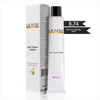 Lilafix 8.74 Hürrem Karameli Amonyaksız Krem Saç Boyası 50 gr