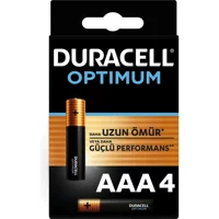 Duracell Optimum LR03 1.5 V Alkalin AAA / İnce Kalem Pil 4'lü