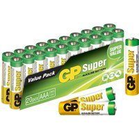 GP Super LR03 1.5 V Alkalin AAA / İnce Kalem Pil 20'li