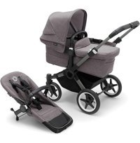 Bugaboo Donkey 5 Katlanabilir 360 Derece Dönen Tam Yatar Puset Bebek Arabası Gri