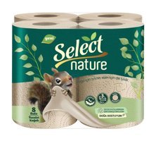 Lily Select Nature 3 Katlı 8'li Rulo Tuvalet Kağıdı