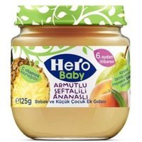 Hero Baby Glutensiz Ananaslı Kavanoz Maması 4x125 gr