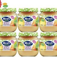 Hero Baby Tahıllı Glutensiz Ananaslı Kavanoz Maması 6x125 gr