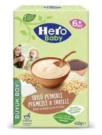 Hero Baby Tahıllı Sütlü Peynirli Kaşık Maması 12x400 gr