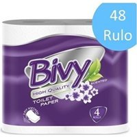 Bivy 2 Katlı Kokulu Renkli 48'li Rulo Tuvalet Kağıdı