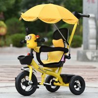 Lebeigo Minions Güneşlikli 1-6 Yaş Sarı Çocuk Bisikleti