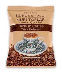 Kurukahveci Nuri Toplar Sade Orta Kavrulmuş Türk Kahvesi 100 gr