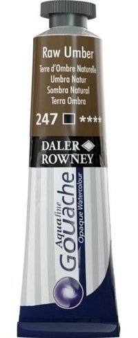 Daler Rowney 247 Tüp Kahverengi 18 ml Guaj Boya Seti