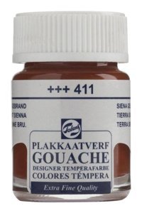 Talens 411 Kahverengi 116 ml Guaj Boya Seti