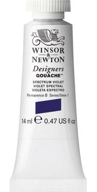 Winsor & Newton Designers S.1 Tüp Koyu Mor 14 ml Guaj Boya Seti