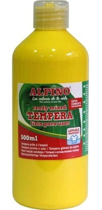 Alpino Tempera Sarı 250 ml Guaj Boya Seti