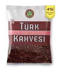 Kahve Dünyası Sade Çok Kavrulmuş Türk Kahvesi 4x100 gr