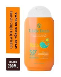 Gisele Denis 50 Faktör Tüm Ciltler İçin Suya Dayanıklı Bebek Yüz ve Vücut Güneş Losyonu 200 ml