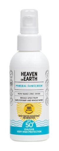 Heaven on Earth 50 Faktör Hassas Ciltler İçin Suya Dayanıklı Bebek Yüz ve Vücut Güneş Kremi 100 ml