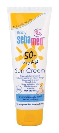 Sebamed Baby Sun 50 Faktör Hassas Ciltler İçin Yağsız Suya Dayanıklı Parabensiz Bebek Yüz ve Vücut Güneş Kremi 75 ml
