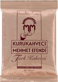 Kurukahveci Mehmet Efendi Sade Orta Kavrulmuş Türk Kahvesi 10x10x100 gr