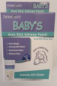 Dermolife Baby's Ekonomik Paket 3x20'li Süt Saklama Poşeti