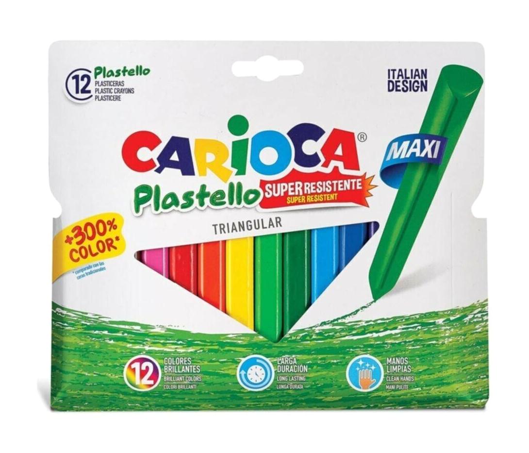 Carioca Üçgen Silinebilir 24'lü Pastel Boya