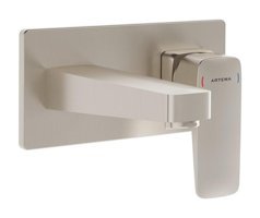 Artema A4273834 Krom Tek Delikli Aç Kapa Ankastre Kare Banyo Bataryası Nikel