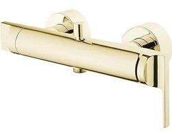 Artema A4248823 Pirinç Çift Delikli Aç Kapa Yarı Ankastre Kare Banyo Bataryası Altın