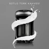 Karaca Hatır Hüps 1 Hazneli 5 Fincan Közde Kahve Tadında Sütlü Kahve Yapan 535 W Antrasit Türk Kahvesi Makinesi