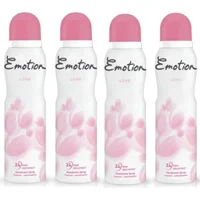 Emotion Love Sprey Kadın Deodorant 4x150 ml