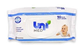 Uni Med 90 Yaprak Islak Mendil